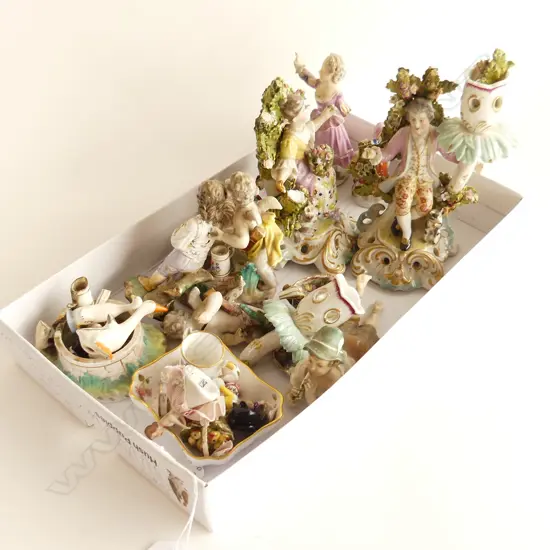 LOT ASST 19TH AND 20THC FIGURES ALL WITH FAULTS