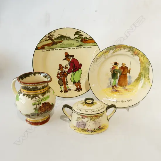 4 PCS ROYAL DOULTON, ROBIN HOOD THEME