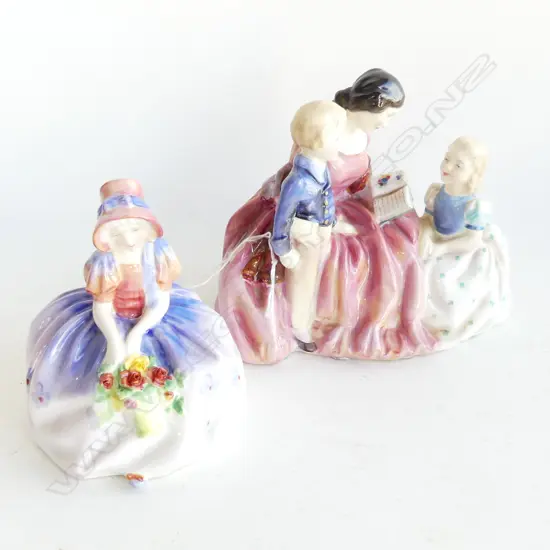 2 ROYAL DOULTON CHINA PCS, 'MONICA' & 'BEDTIME STORY'