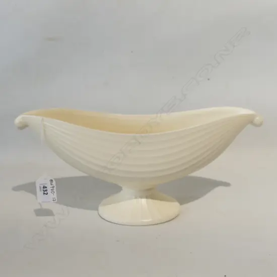 ROYDON POTTERY WHITE VASE L. 310MM