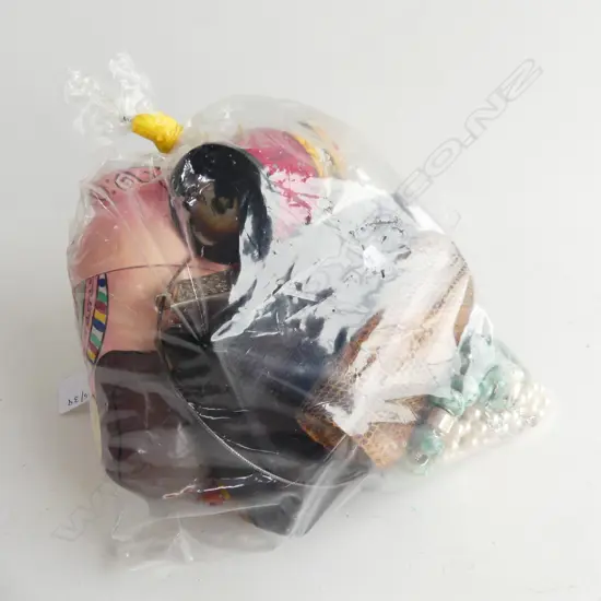 BAG LOT RUSSIAN DOLLS NECKLACES ETC