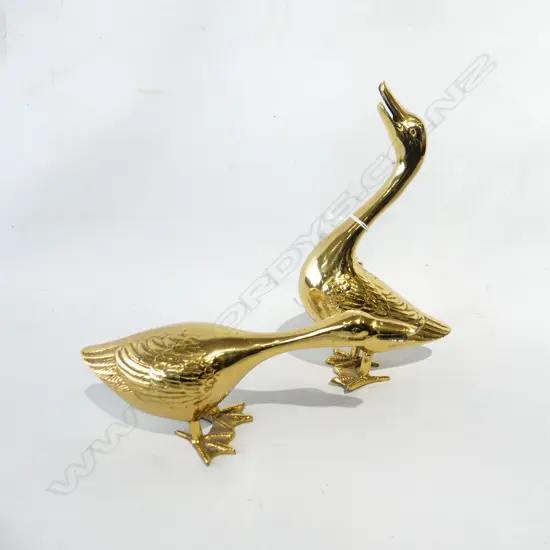 PR BRASS LONG NECKED DUCKS H. 240MM 