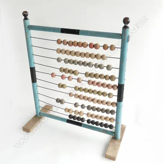 VINTAGE WOODEN ABACUS H.700mm