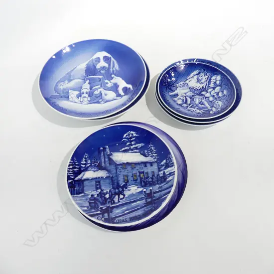 8 PLATES; 1x LIMOGES, 2x B&G, 2x SORRINA, 3x GRANDE DANICA 230mm dia