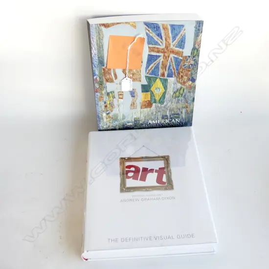 2 LG INTERNATIONAL ART BOOKS; 'AMERICAN IMPRESSIONISM & REALISM' & 'ART, THE DEFINITIVE VISUAL GUIDE' 