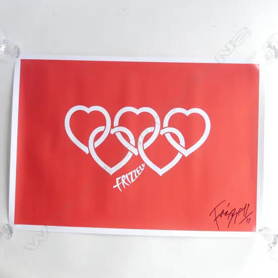 UNFRAMED SIGNED FRIZZEL DIGITAL PRINT 415x595mm