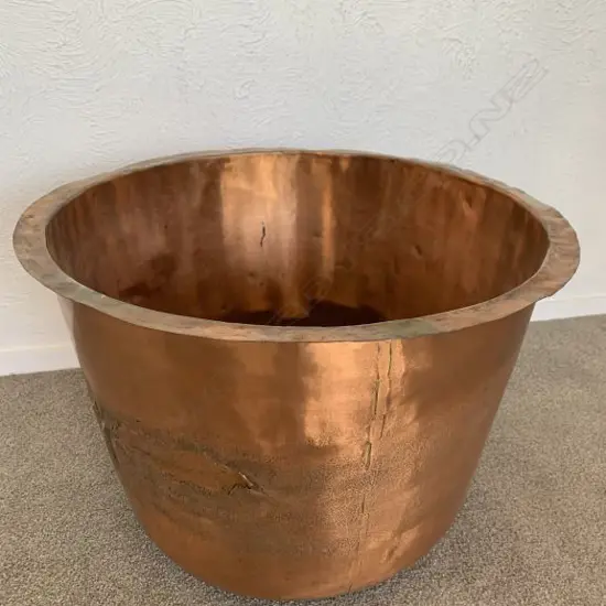 COPPER LAUNDRY TUB 550mm dia