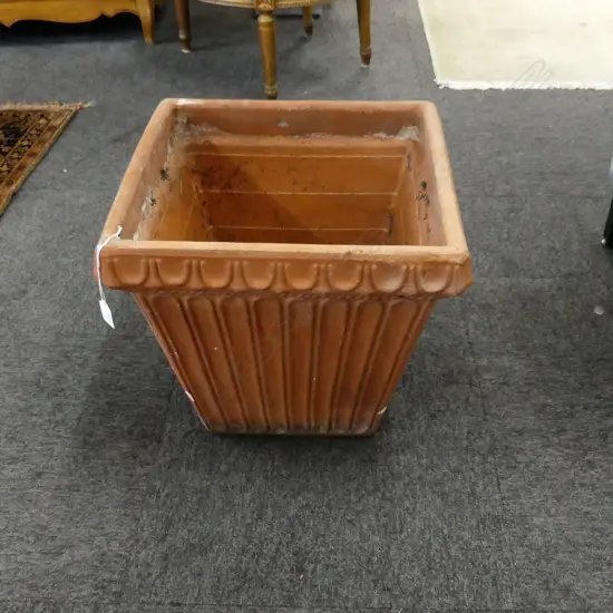 LG SQUARE TERRACOTTA GARDEN POT 440x440x400mm