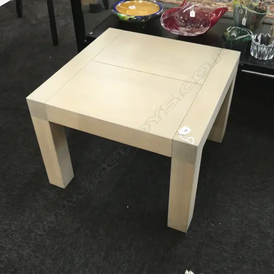 SQUARE WOODEN SIDE TABLE  550MM