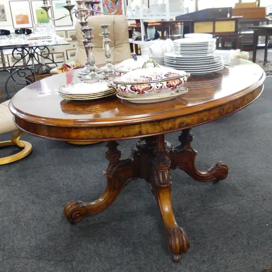 VICTORIAN LOO TABLE 1420x1050x730mm