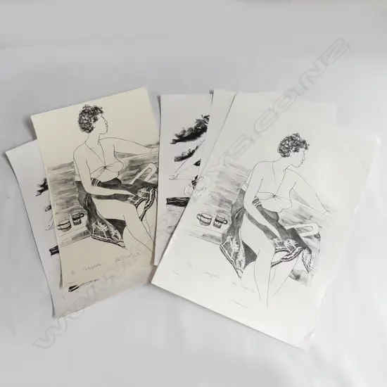 4 JOAN TAYLOR LITHOGRAPHS. 2x 'AWASH' & 2x 'CONTEMPLATION' each signed numbered etc
