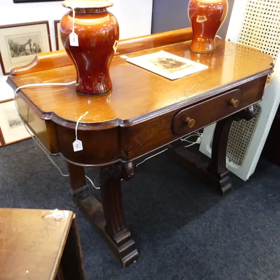 VICTORIAN MAHOGANY WASH STAND TABLE 1100x500x800mm