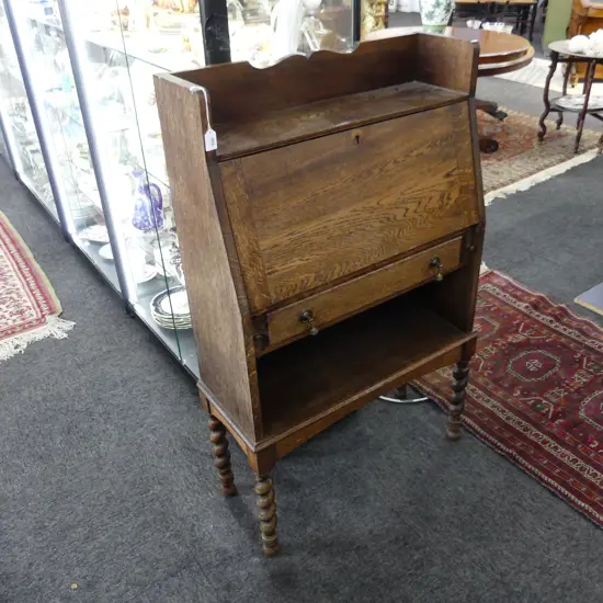 OAK DROP FRONT DESK 690x300x1150mm