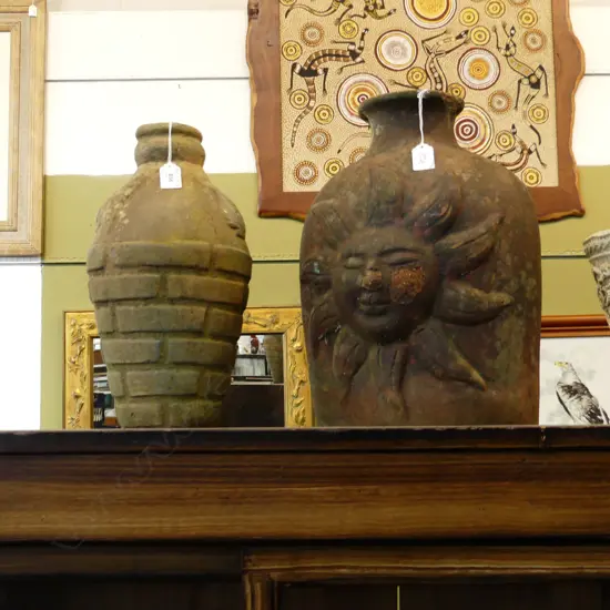 2 LG GARDEN POTS H. 400 & 430MM