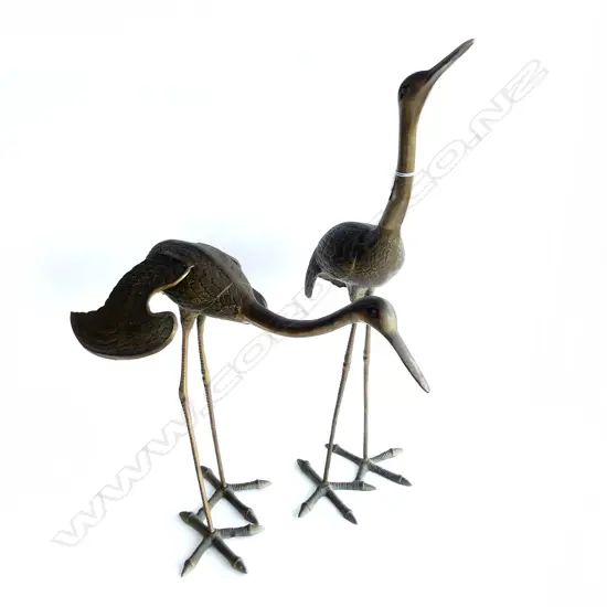 PR BRASS HERON / CRANE BIRDS H.780mm
