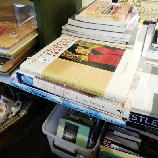 FRANCIS HODGKINS, 2 BOOKS & 3 EXHIBITION CATALOGUES + 'THE ART OF A.LOIS WHITE'