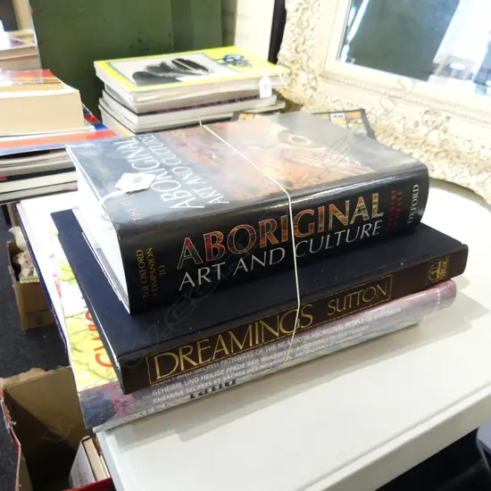 ABORIGINAL ART & CULTURE, 4 ART BOOKS INCLS 'THE OXFORD COMPANION TO ABORIGINAL ART & CULTURE'