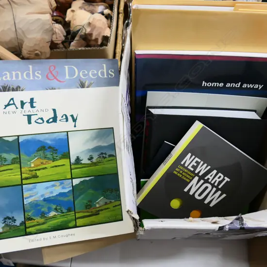 NZ ART, 8 BOOKS & CATALOGUES