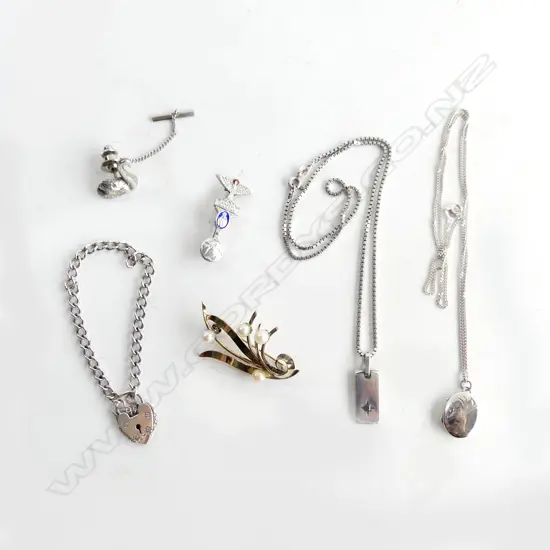 5 PCS S/SILVER JEWLERY