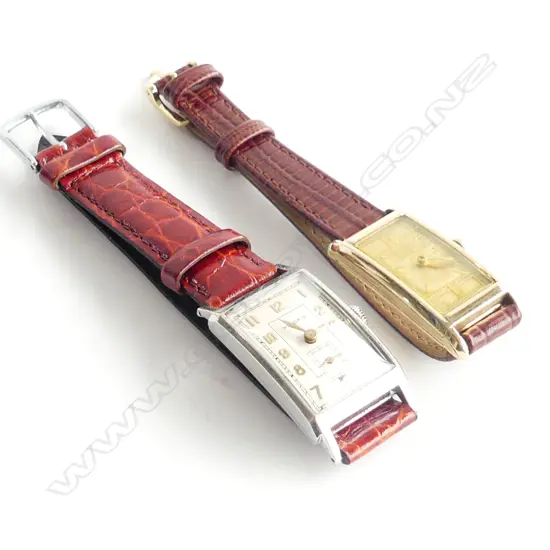 2 VINTAGE CURVEX WATCHES