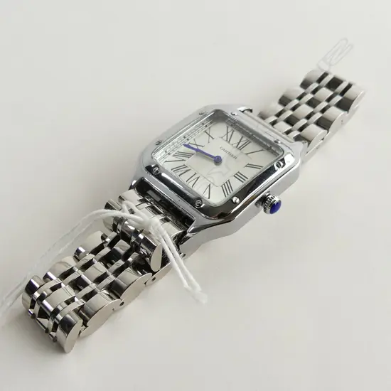 REPLICA  TANK WATCH, STAINLESS STEEL, WORKING