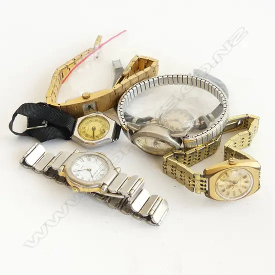 5 LADIES VINTAGE WATCHES 