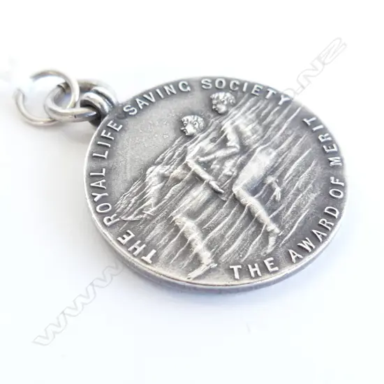 1917 SILVER LIFE SAVING MEDAL
