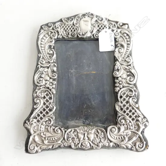 VICTORIAN SILVER PHOTO FRAME BIRMINGHAM 1857 (FAULTED)