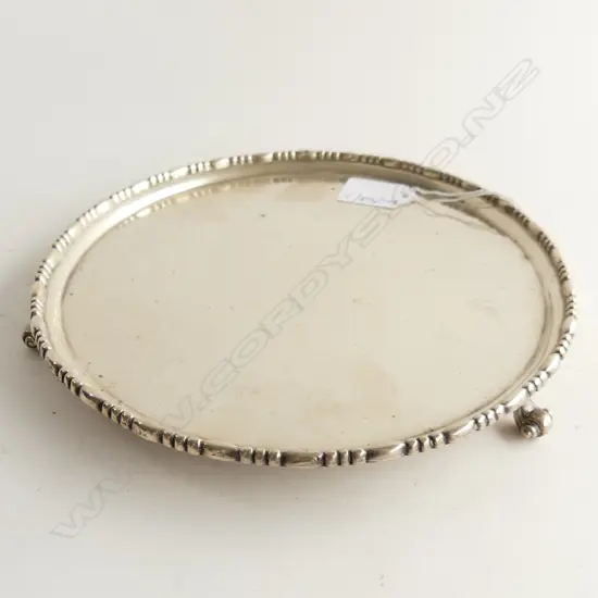 STG SILVER SALVER, LONDON 1904, 371gm