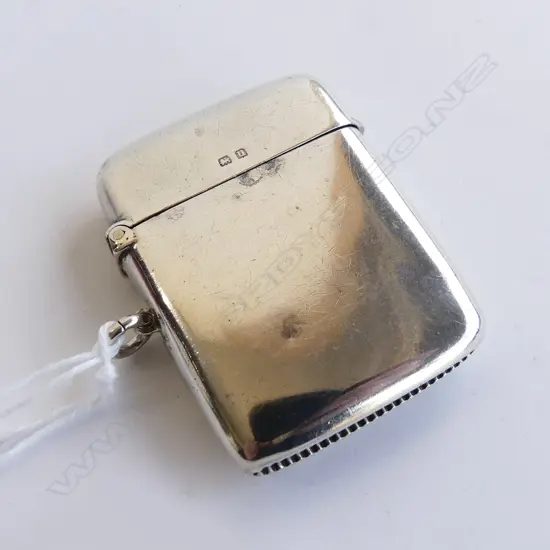 STG SILVER VESTA BOX B'HAM 1919