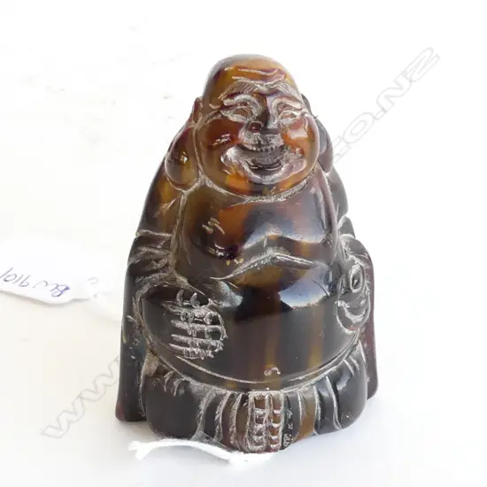 CARVED HORN BUDDHA H.75mm
