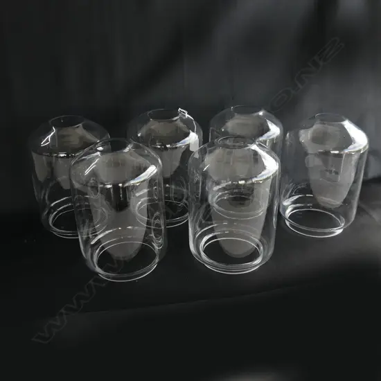 6 GLASS DOMES H.220mm