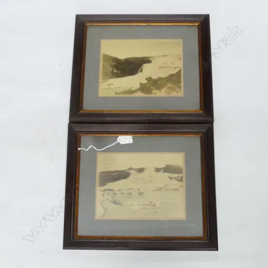 PR FRAMED PHOTOS PINK & WHITE TERRACES H300 W350MM
