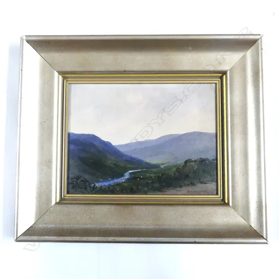 SMALL OIL GLENSHANE PASS BY W K MCCAUGHAN H290MM W345MM
