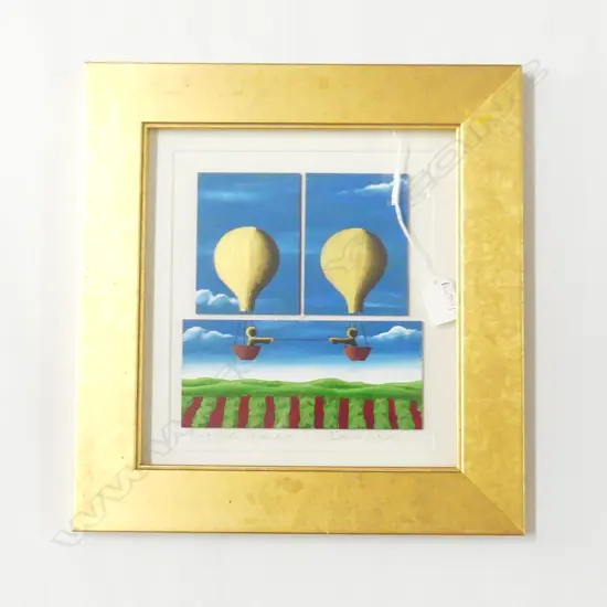 KAREN MASON 'EXQUISITE MOMENT' ACRYLIC ON BOARD 250x230mm