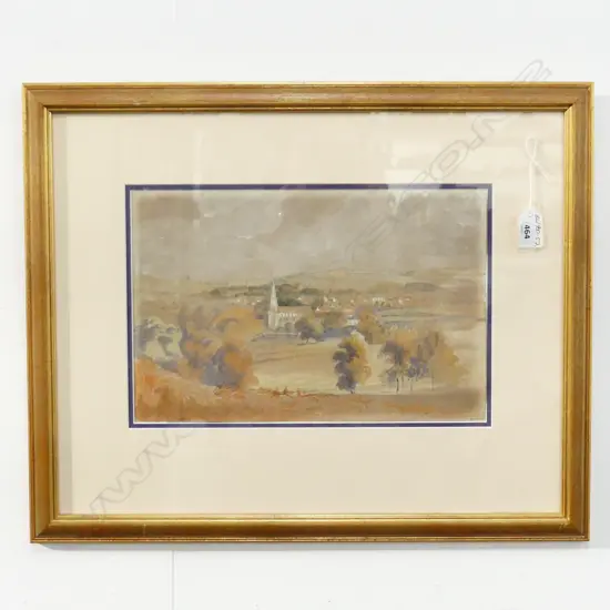 19thC UK ARTIST UNKNOWN 'HORDHAM' SUSSEX 1850 W/C....