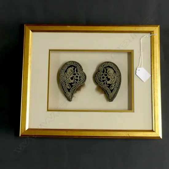 *DO NOT SELL RTV* PR OLD CHINESE SILK EMBROIDERED SMALL FASHION PANELS FRAMED