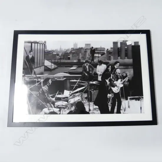 LG DIGITAL PRINT; BEATLES ROOFTOP CONCERT 1969 510x810mm