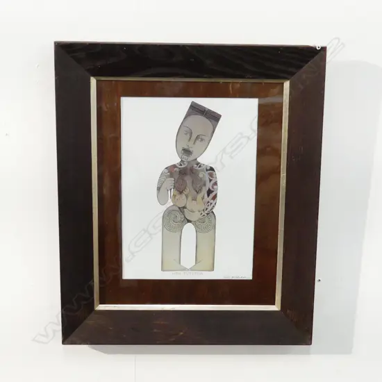 ROBYN KAHUKIWA PRINT 'HINE PUKENGA' 400x290mm