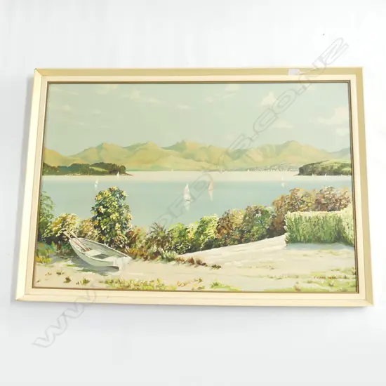 F. CLARK OIL ON BOARD (SIGNED AND DATED 1970) 610 x 880mm