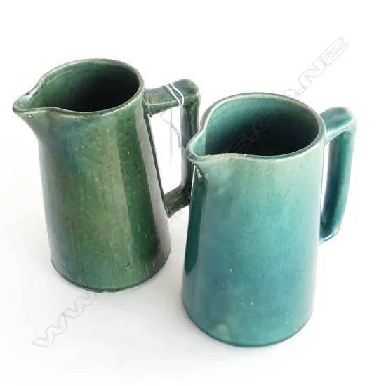  PAIR  LUKE ADAMS WATER JUGS H. 160MM