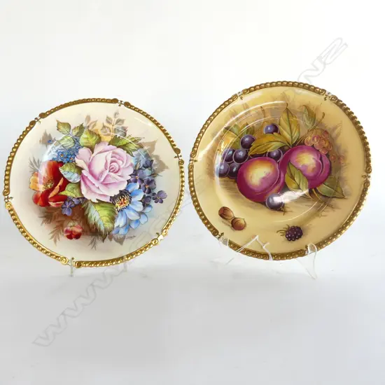 PR AYNSLEY FRUIT PAT RACK PLATES DIA 260MM