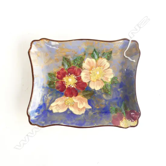 ROYAL DOULTON 'WILD ROSES' SQUARE PLATE 230 X 180MM