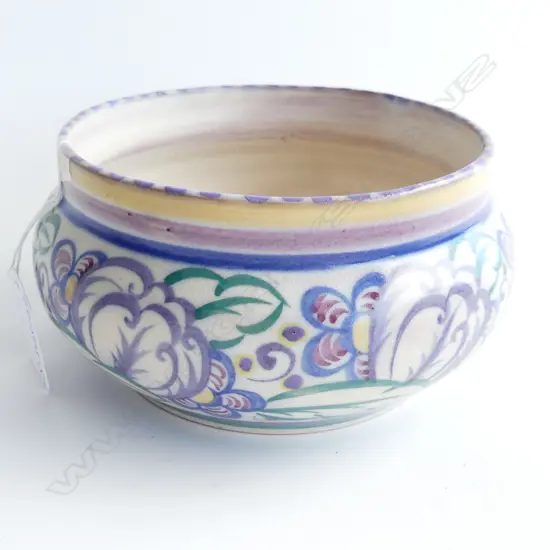 POOLE (CARTER STABLER ADAMS) BOWL stylised florals Dia.150mm