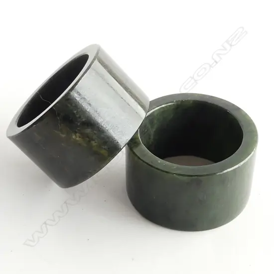 PR POUNAMU (GREENSTONE) NAPKIN RINGS 