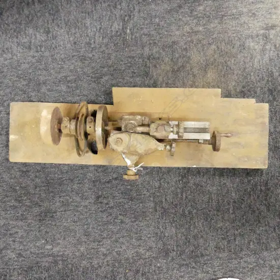 SUPER ADEPT MINIATURE LATHE & GRINDER L.570mm EX. PAUL BROADBENT WORKSHOP