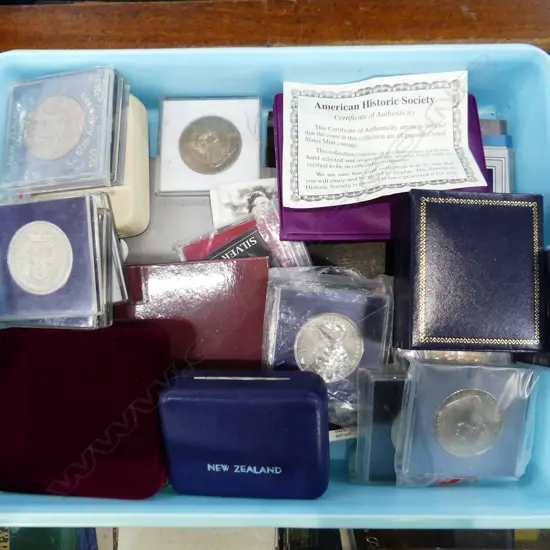 27 ASST. COMMEMORATIVE COINS