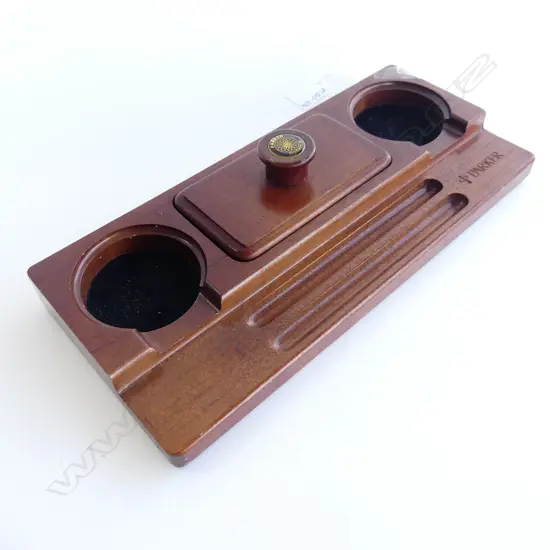 PARKER DUOFOLD INKSTAND WITH BLOTTER ‘’EXCLUSIVE EDITION 1994 NO.0401” L. 320MM