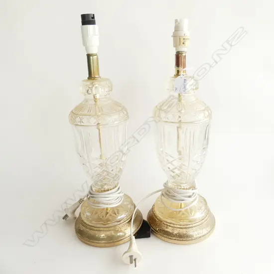 PR LG PRESSED GLASS LAMPS H.460mm