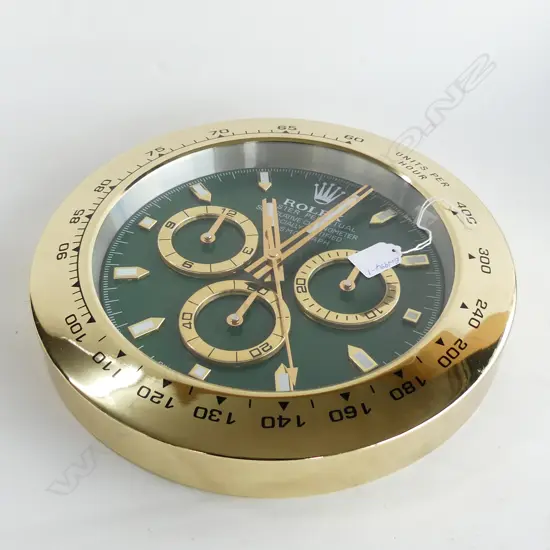 ROLEX 'DEALER DISPLAY' WALL CLOCK Dia.335mm working
